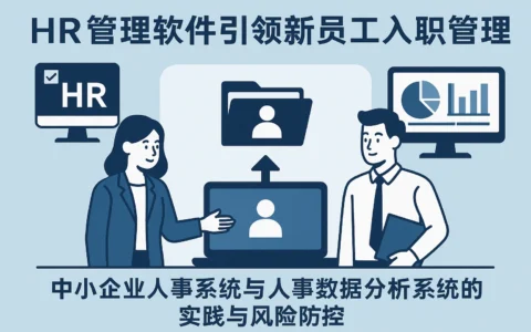 HR管理软件引领新员工入职管理：中小企业人事系统与人事数据分析系统的实践与风险防控
