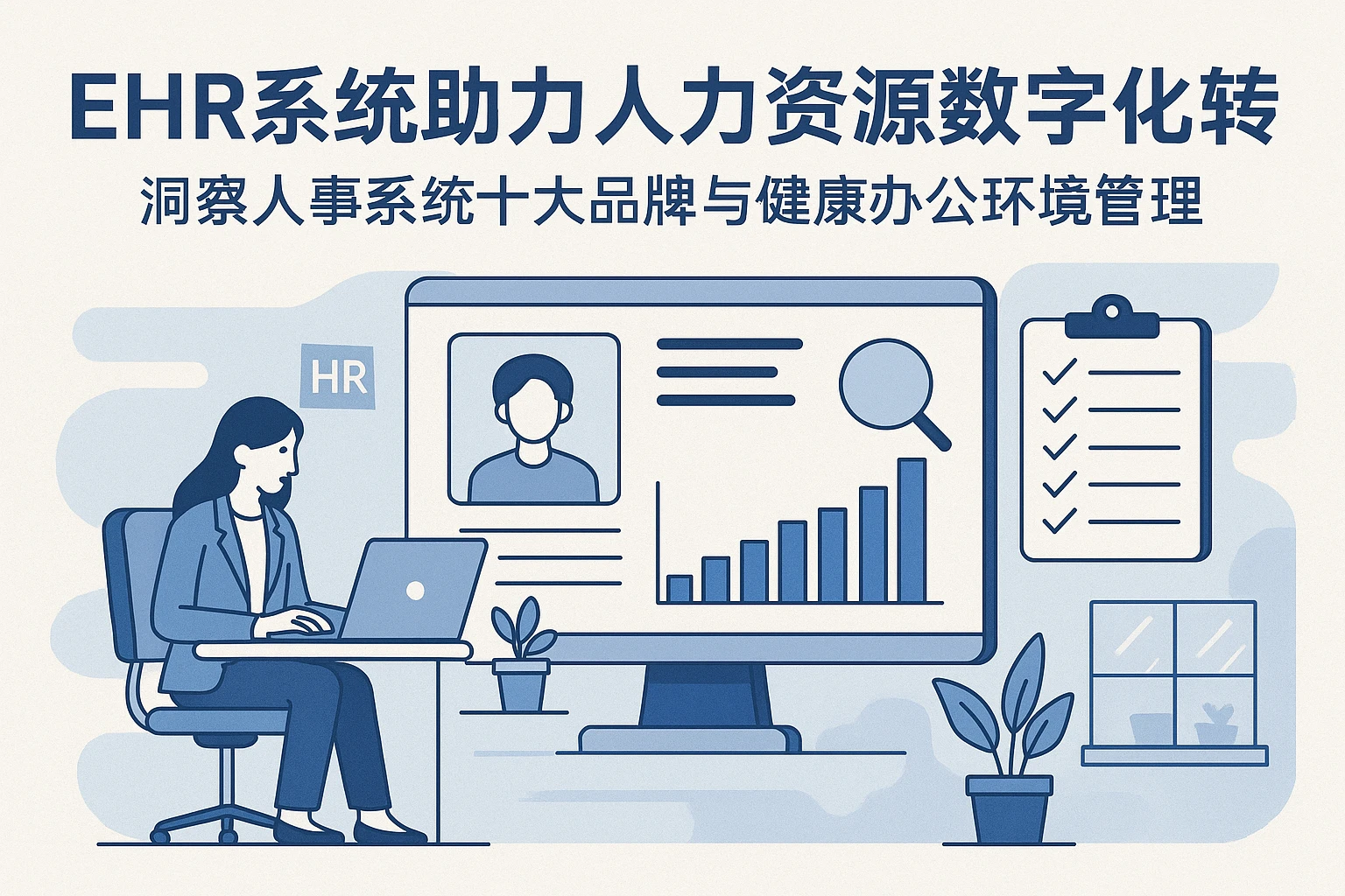 EHR系统助力人力资源数字化转型——洞察人事系统十大品牌与健康办公环境管理