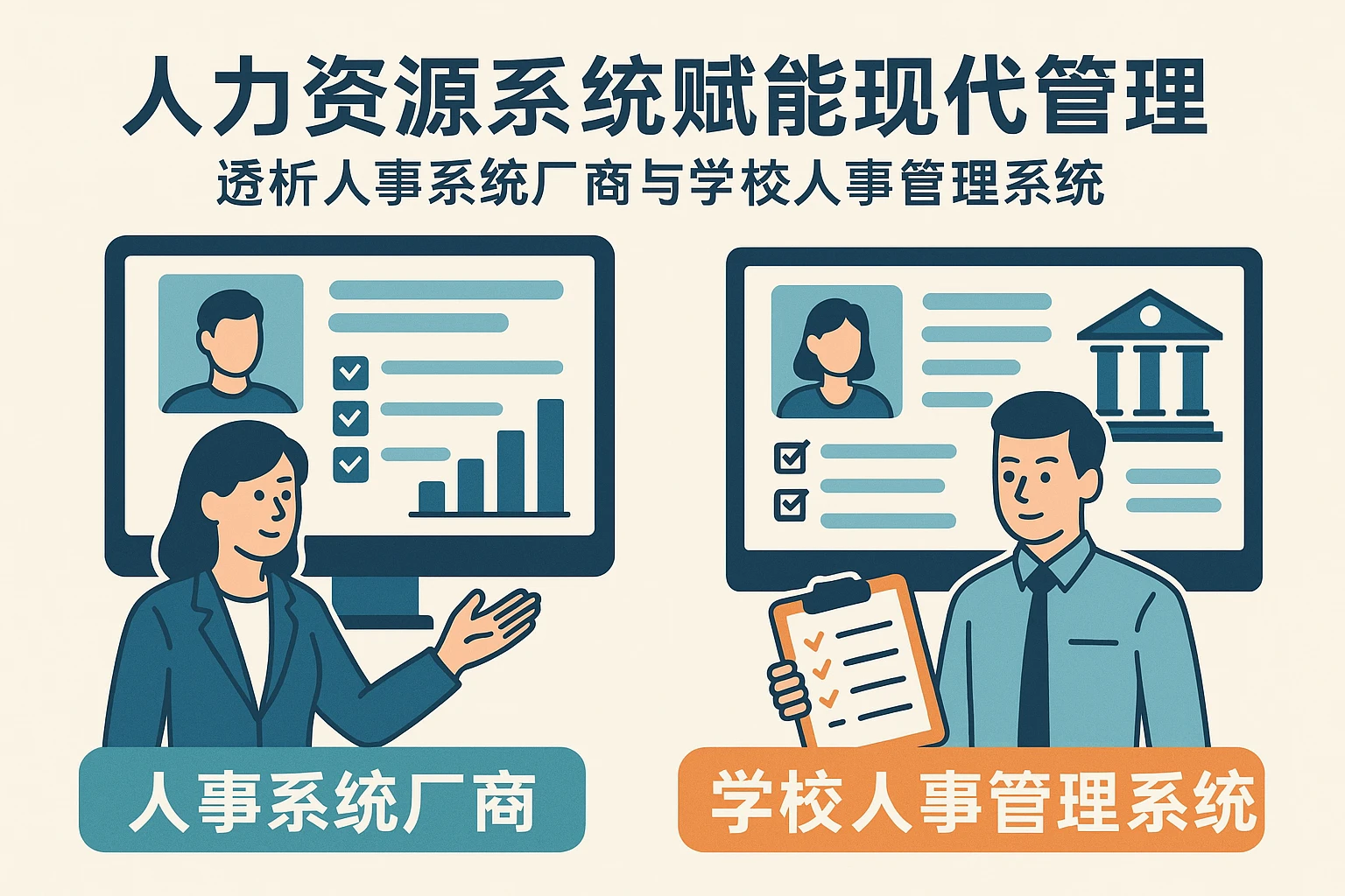 人力资源系统赋能现代管理——透析人事系统厂商与学校人事管理系统