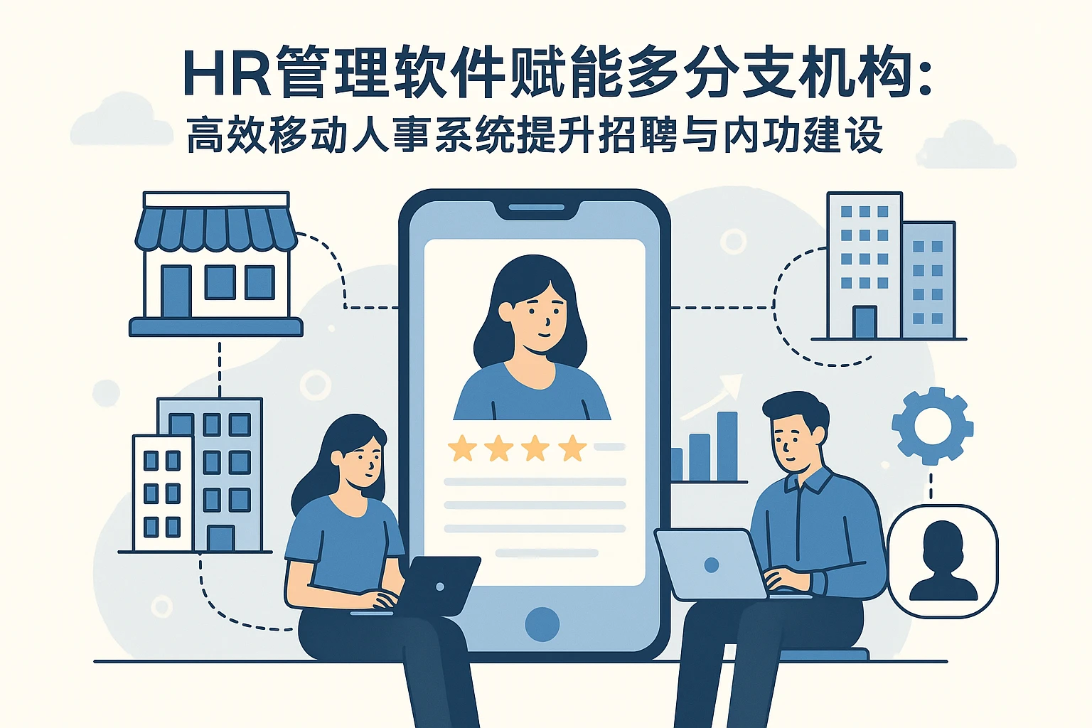 HR管理软件赋能多分支机构：高效移动人事系统提升招聘与内功建设