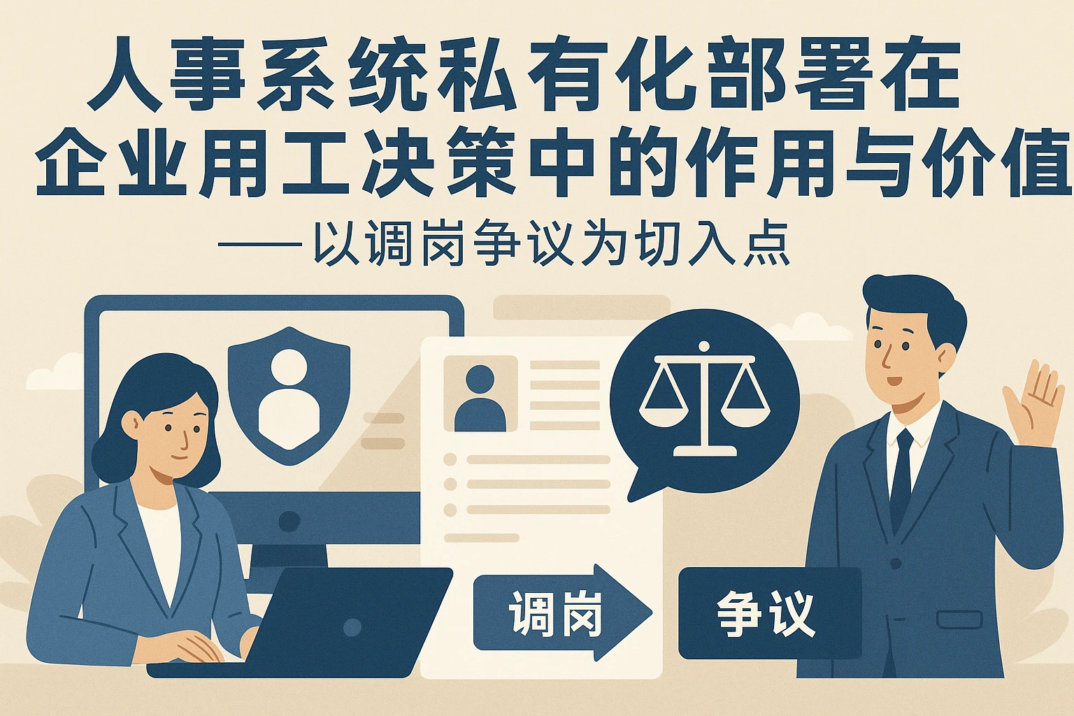 人事系统私有化部署在企业用工决策中的作用与价值——以调岗争议为切入点
