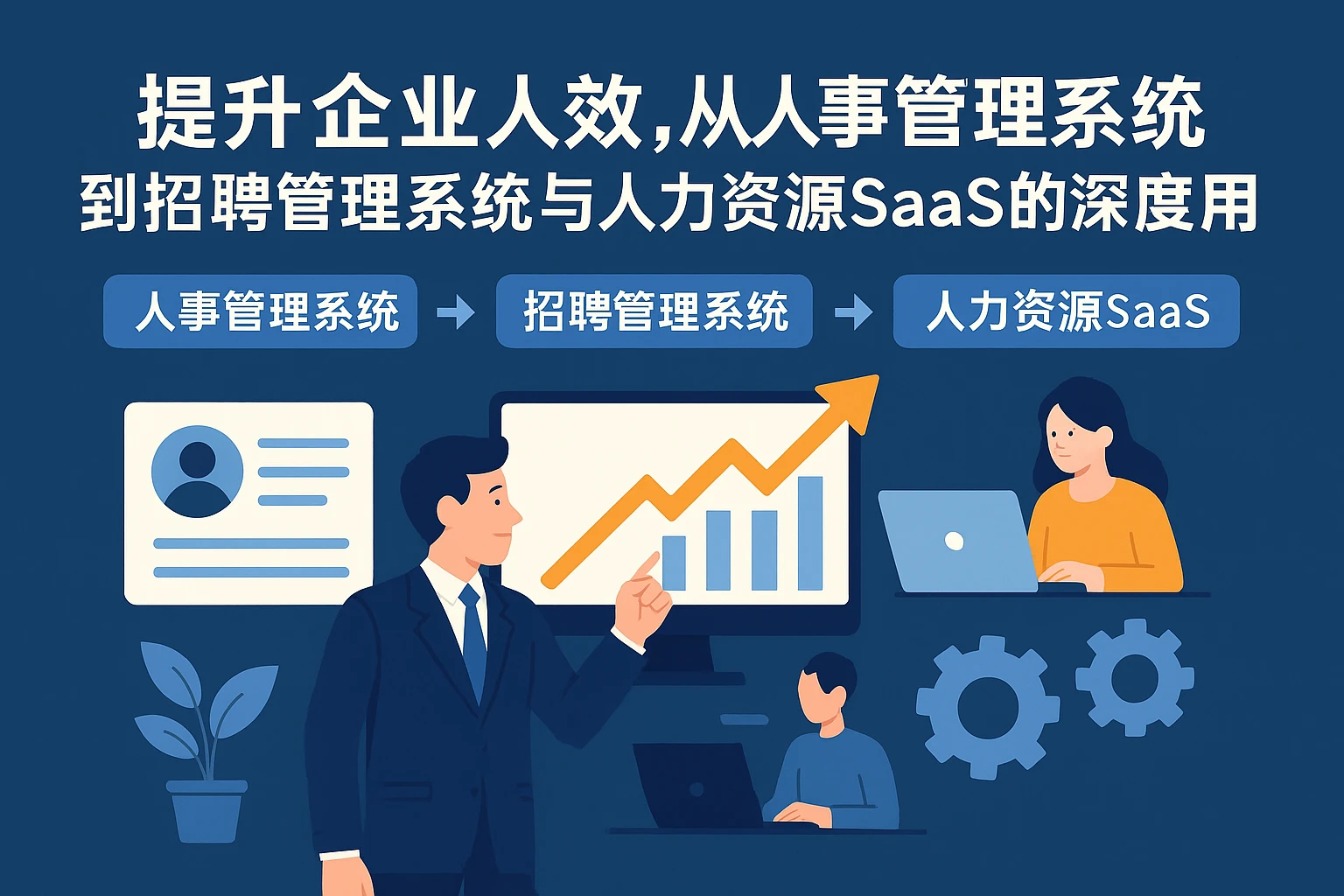 提升企业人效，从人事管理系统到招聘管理系统与人力资源SaaS的深度应用