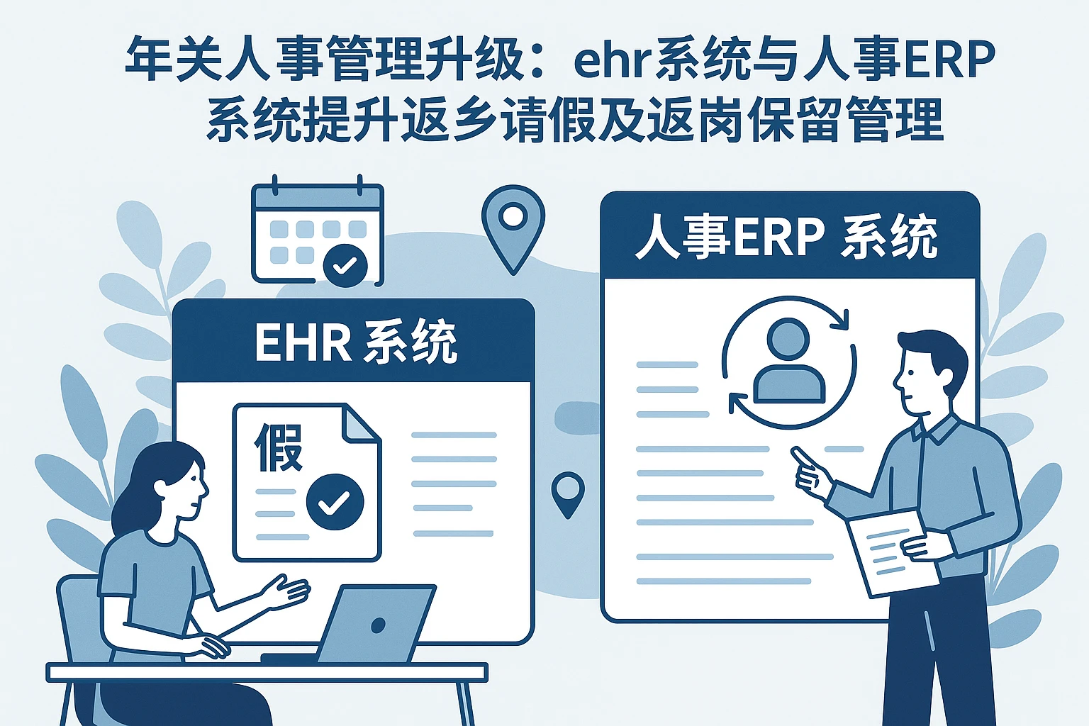 年关人事管理升级：ehr系统与人事ERP系统提升返乡请假及返岗保留管理