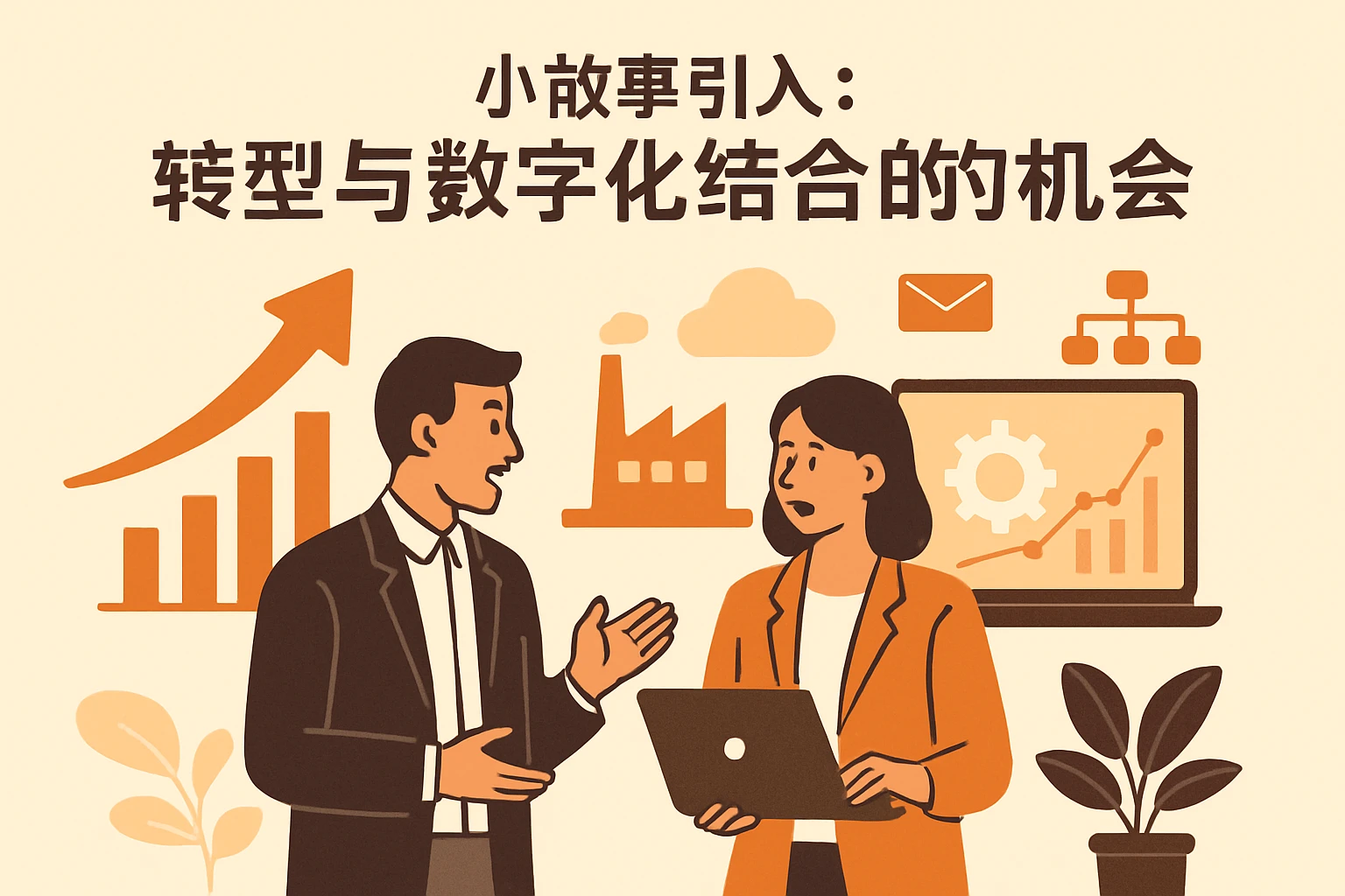 小故事引入：转型与数字化结合的机会