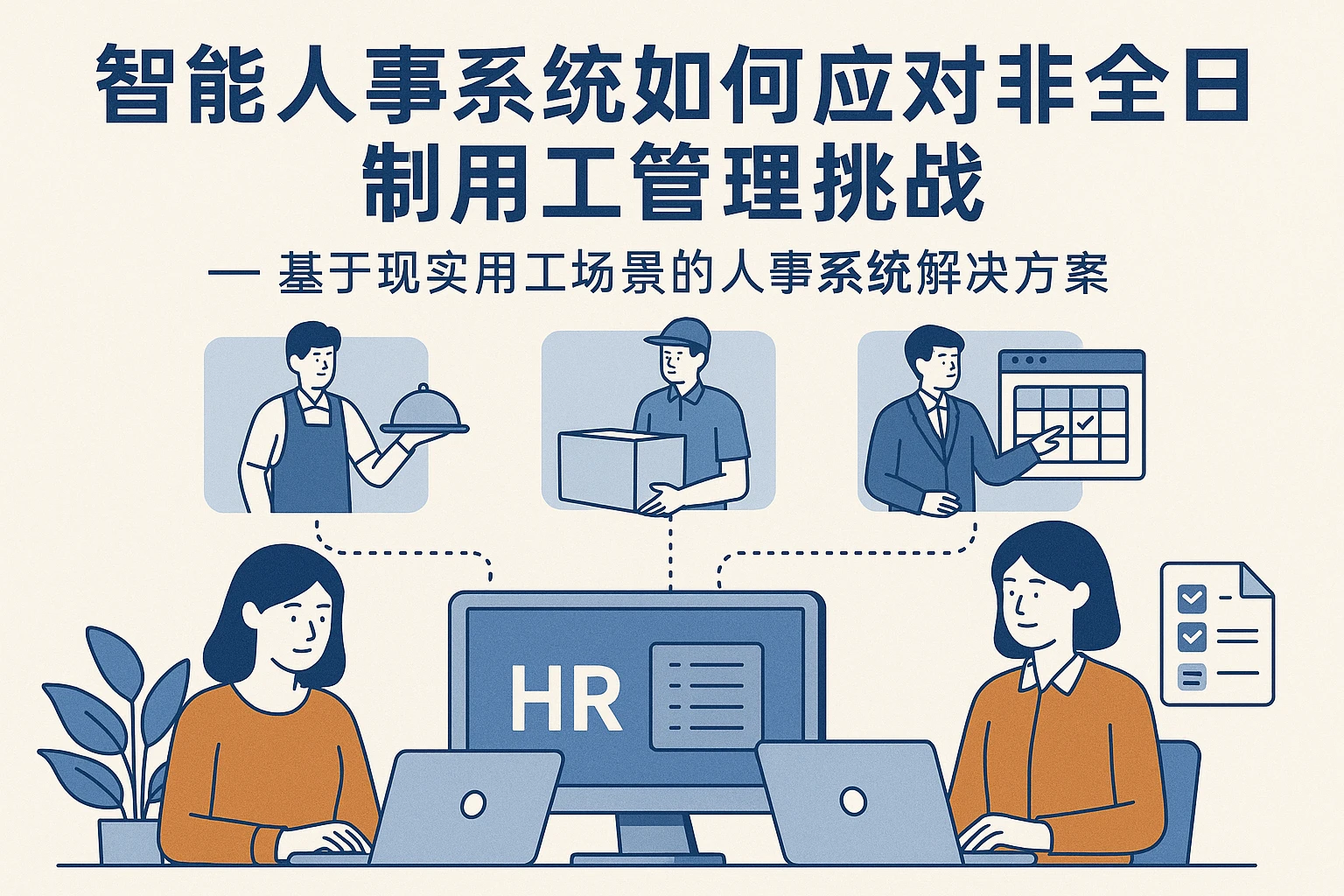 智能人事系统如何应对非全日制用工管理挑战 —— 基于现实用工场景的人事系统解决方案