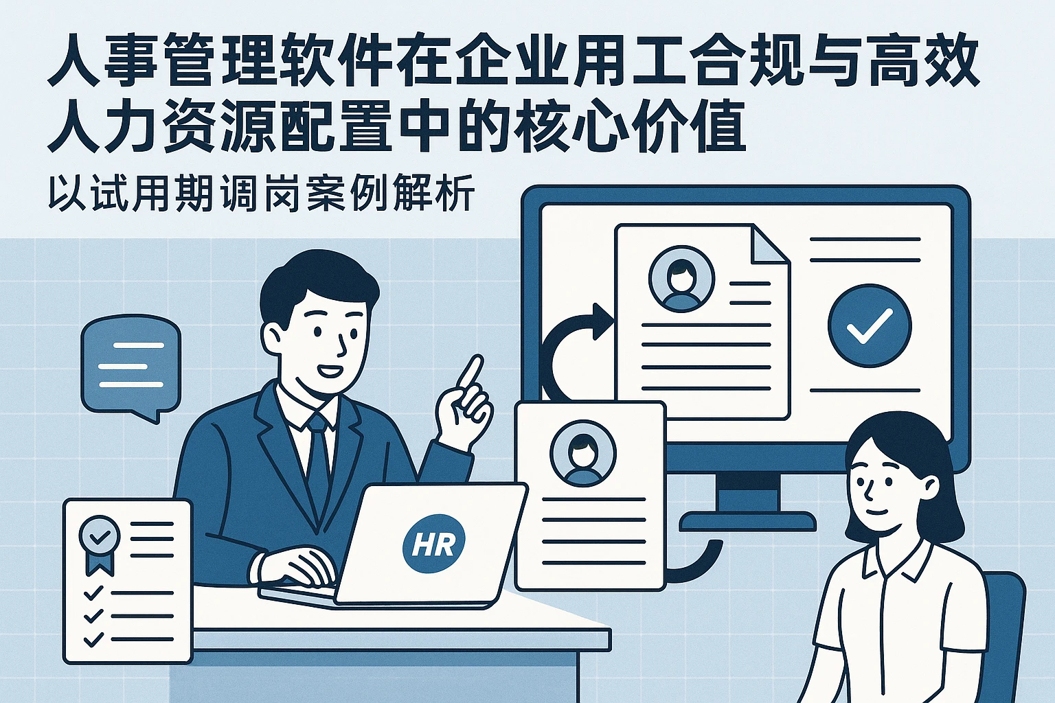 人事管理软件在企业用工合规与高效人力资源配置中的核心价值——以试用期调岗案例解析