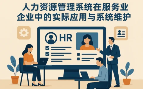 人力资源管理系统在服务业企业中的实际应用与人事系统维护