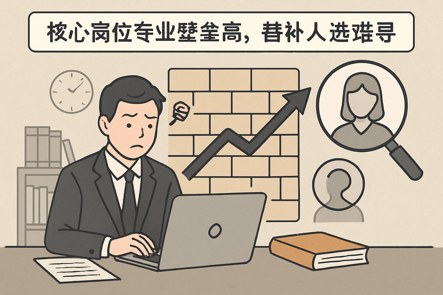 2. 核心岗位专业壁垒高，替补人选难寻