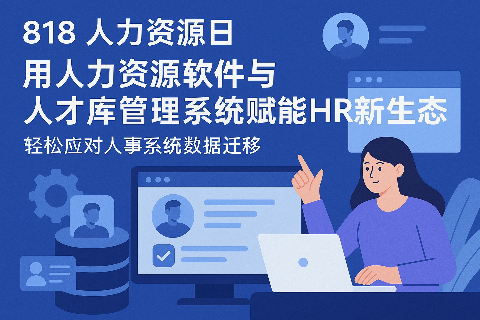 818人力资源日思考：用人力资源软件与人才库管理系统赋能HR新生态，轻松应对人事系统数据迁移
