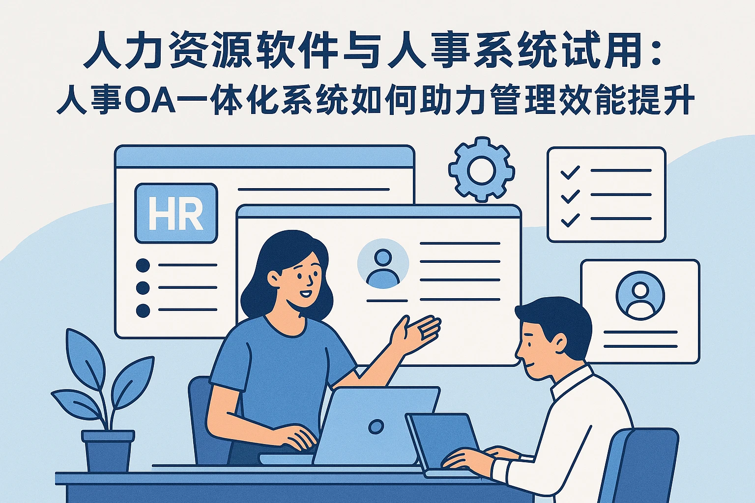人力资源软件与人事系统试用：人事OA一体化系统如何助力管理效能提升