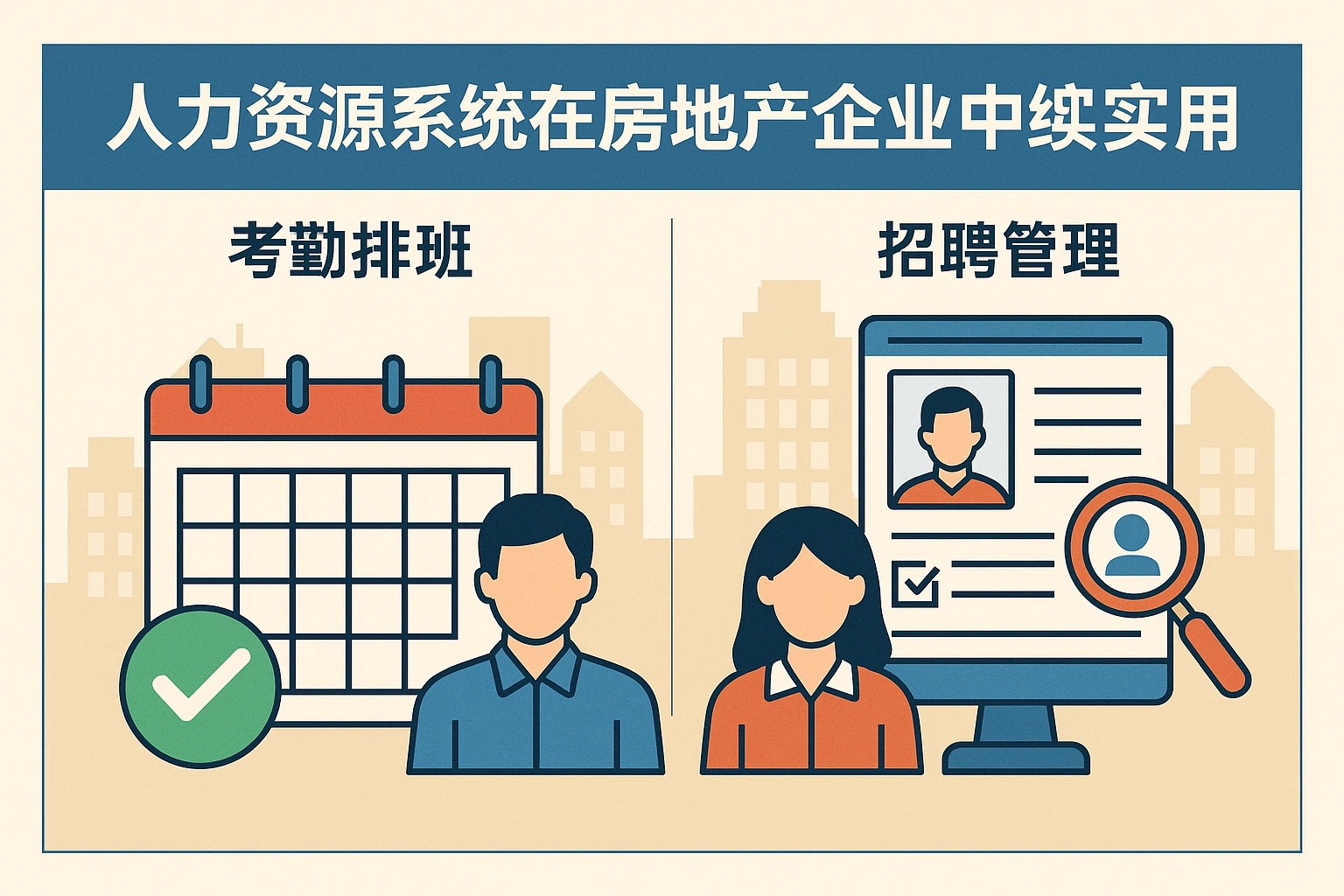人力资源系统在房地产企业中的实践应用——聚焦考勤排班与招聘管理系统