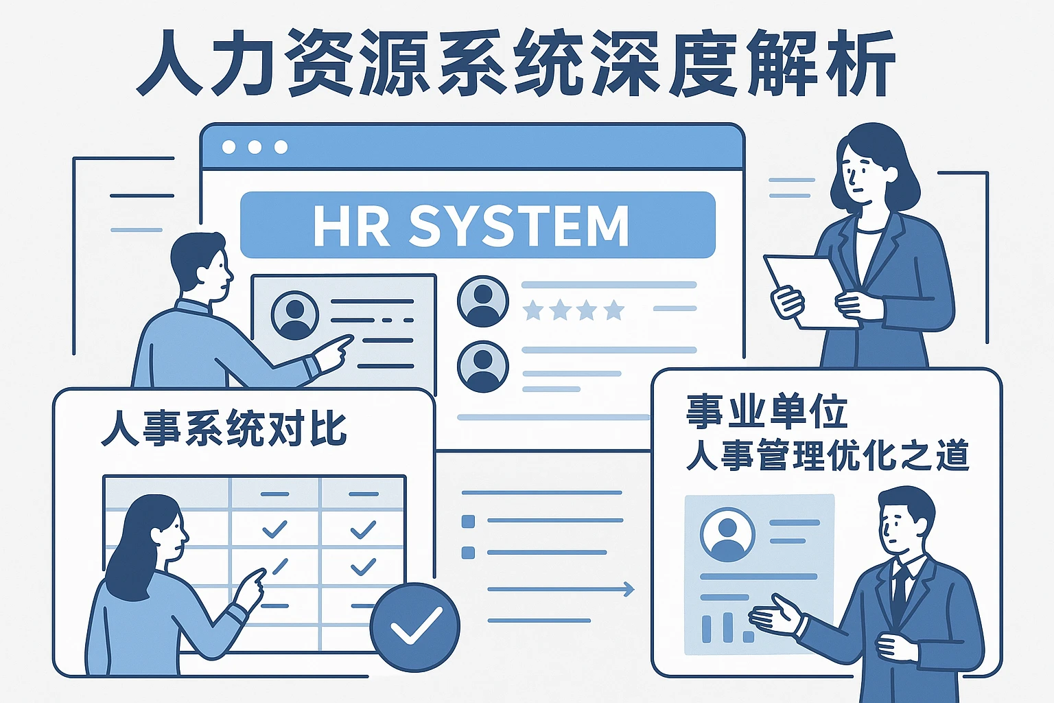 人力资源系统深度解析:从人事系统对比到事业单位人事管理的优化之道