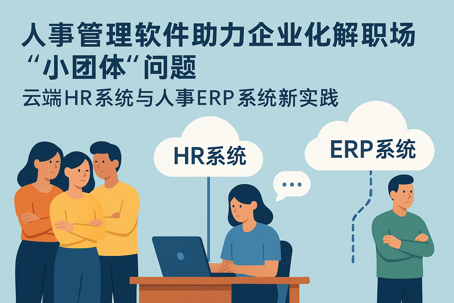 人事管理软件助力企业化解职场“小团体”问题 —— 云端HR系统与人事ERP系统新实践