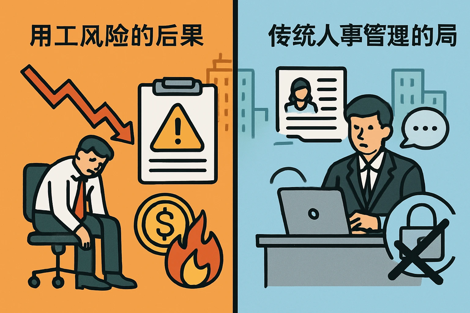 用工风险的后果与传统人事管理的局限