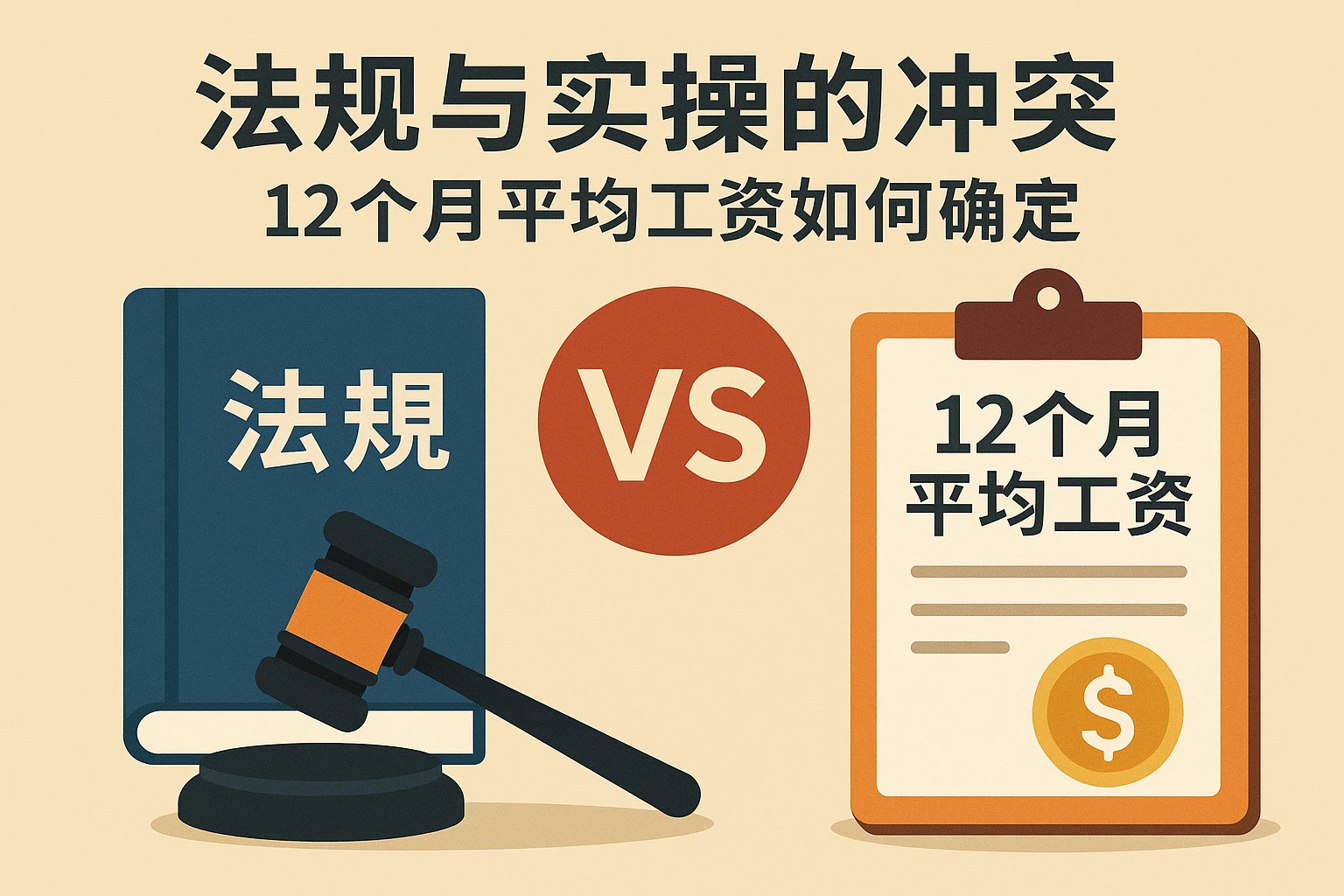 法规与实操的冲突：12个月平均工资如何确定