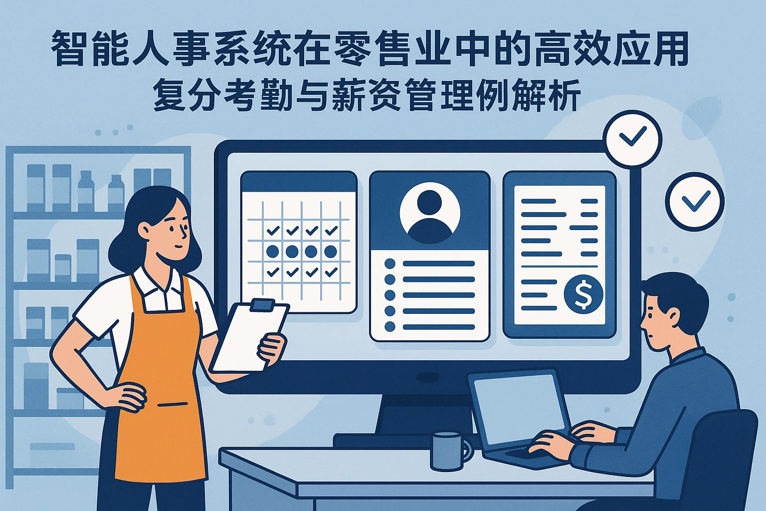 智能人事系统在零售业中的高效应用：复杂考勤与薪资管理实例解析