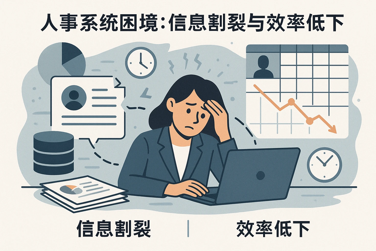 人事系统困境：信息割裂与效率低下