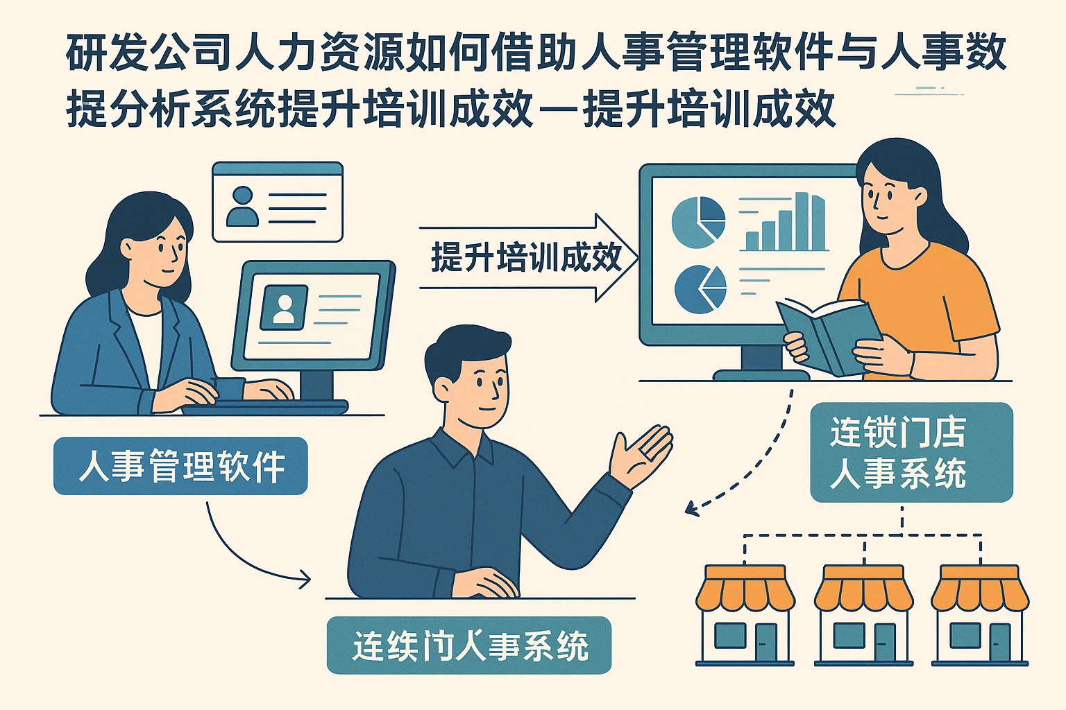 研发公司人力资源如何借助人事管理软件与人事数据分析系统提升培训成效——连锁门店人事系统的实践价值