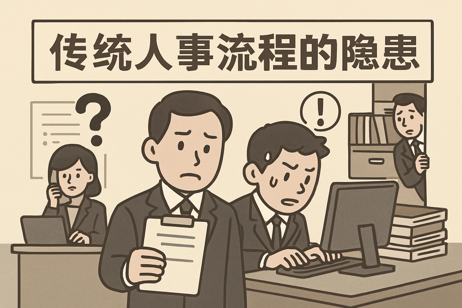 传统人事流程的隐患