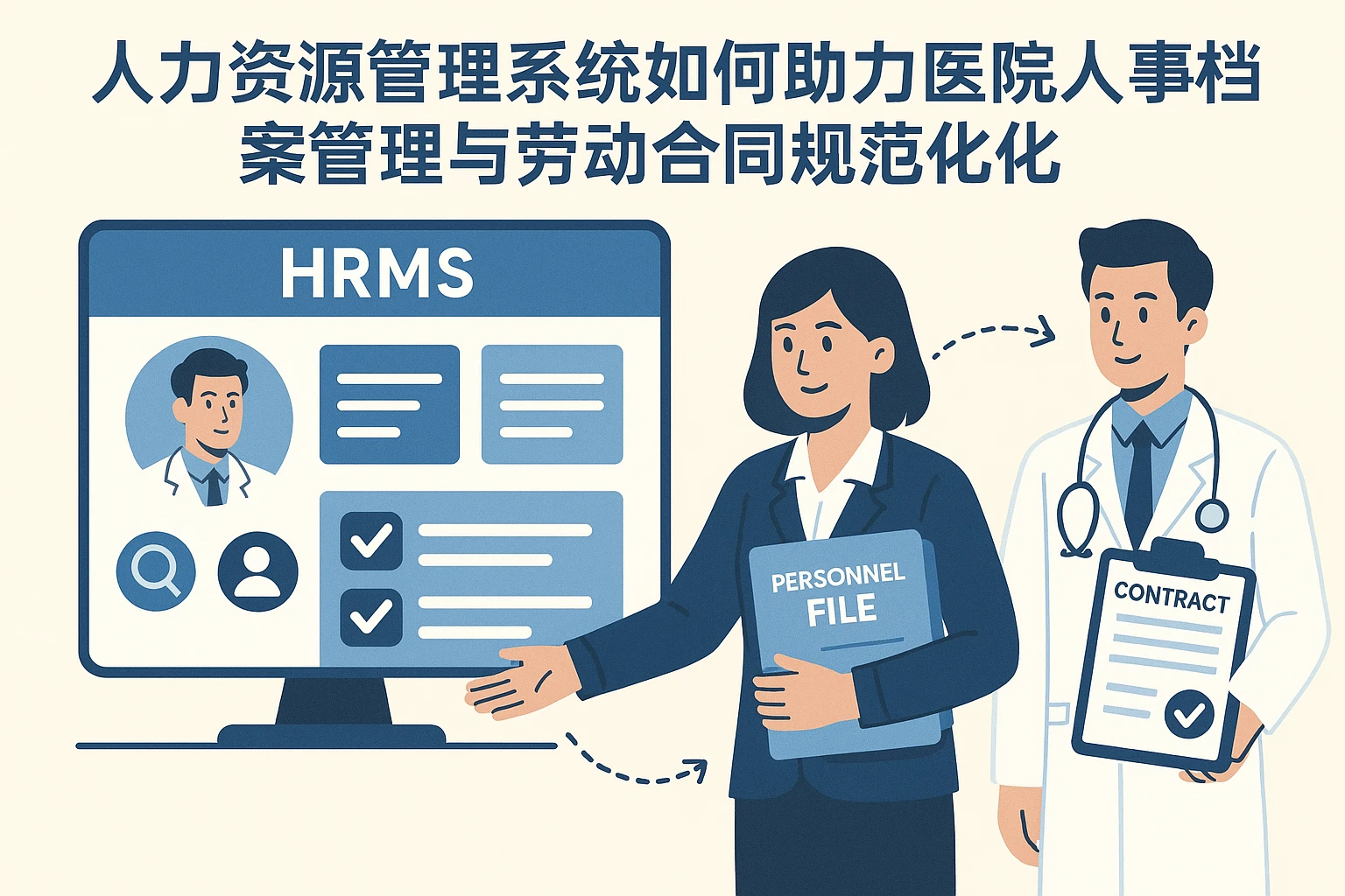 人力资源管理系统如何助力医院人事档案管理与劳动合同规范化