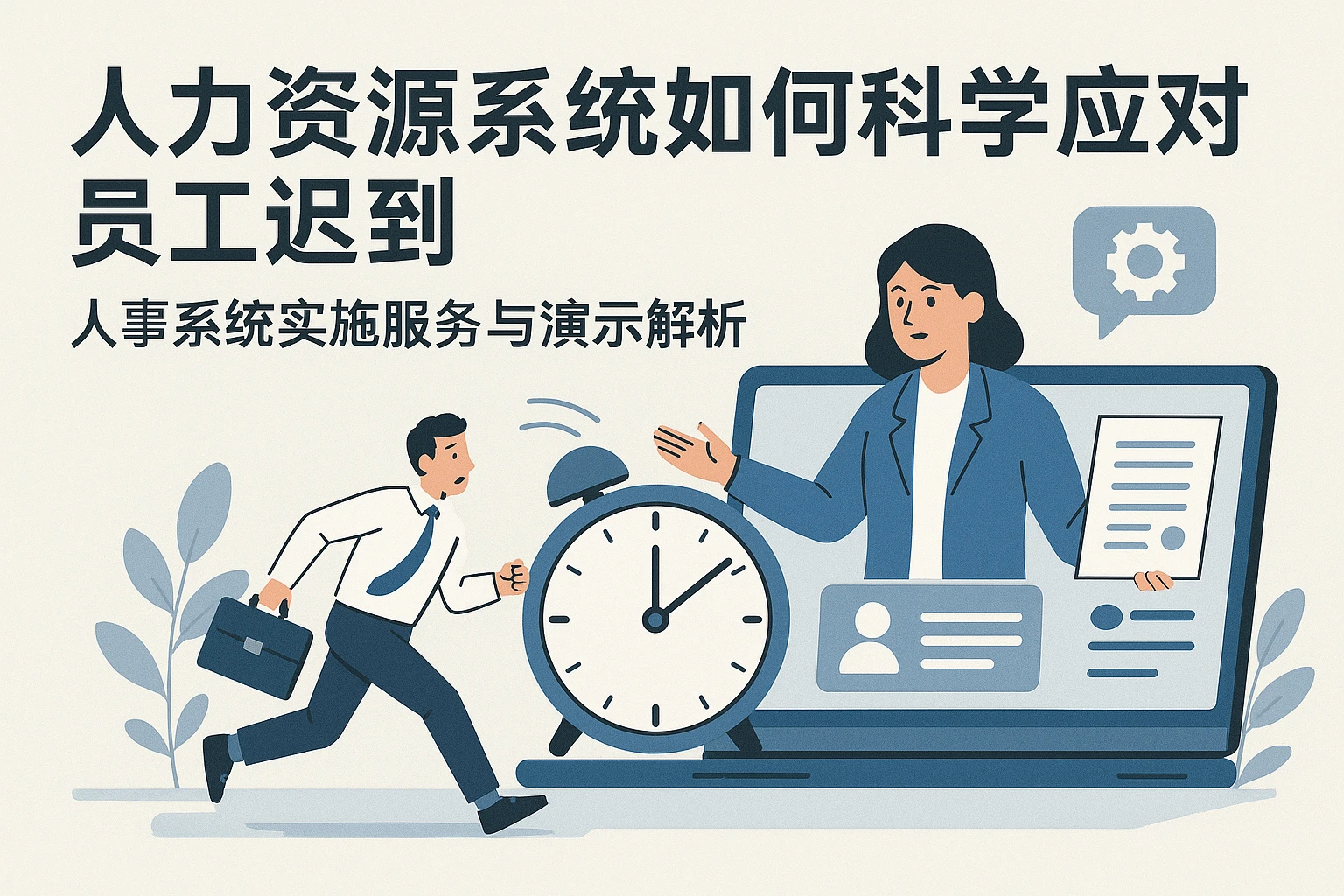 人力资源系统如何科学应对员工迟到——人事系统实施服务与演示解析