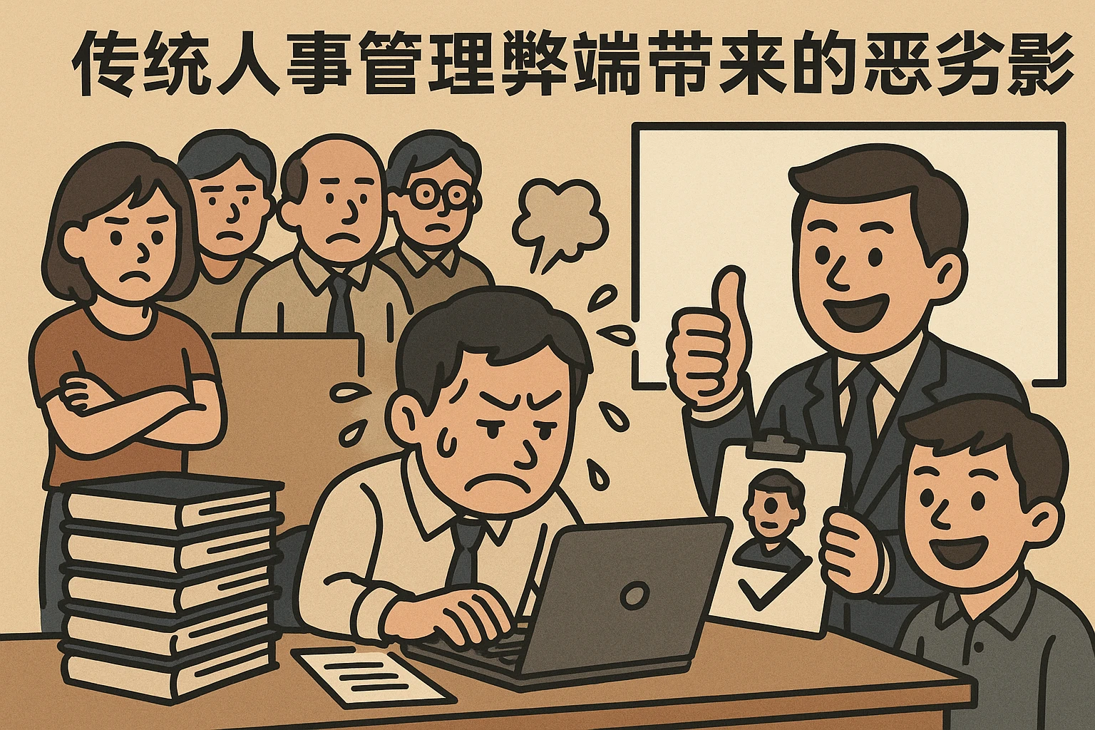 传统人事管理弊端带来的恶劣影响