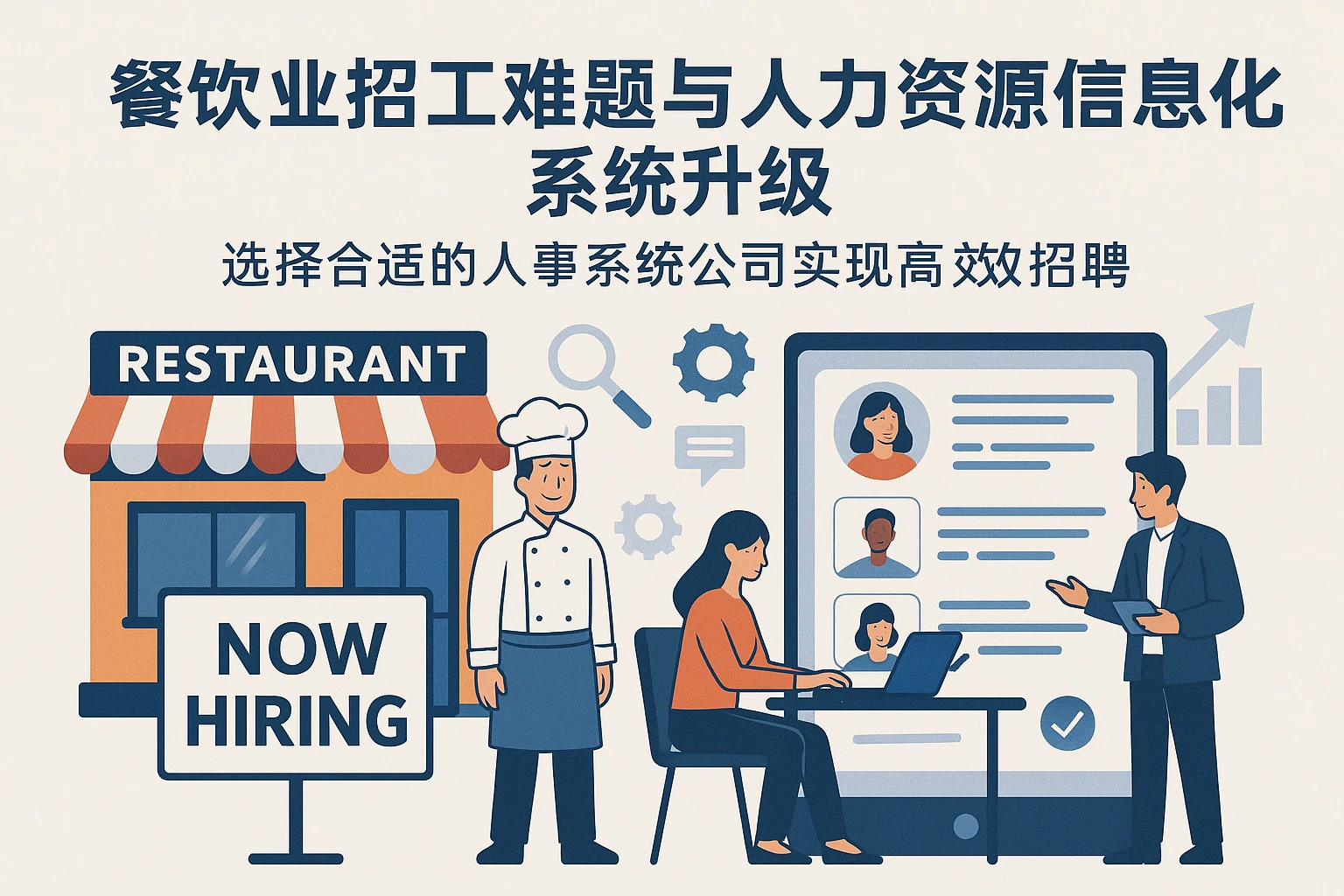 餐饮业招工难题与人力资源信息化系统升级——选择合适的人事系统公司实现高效招聘
