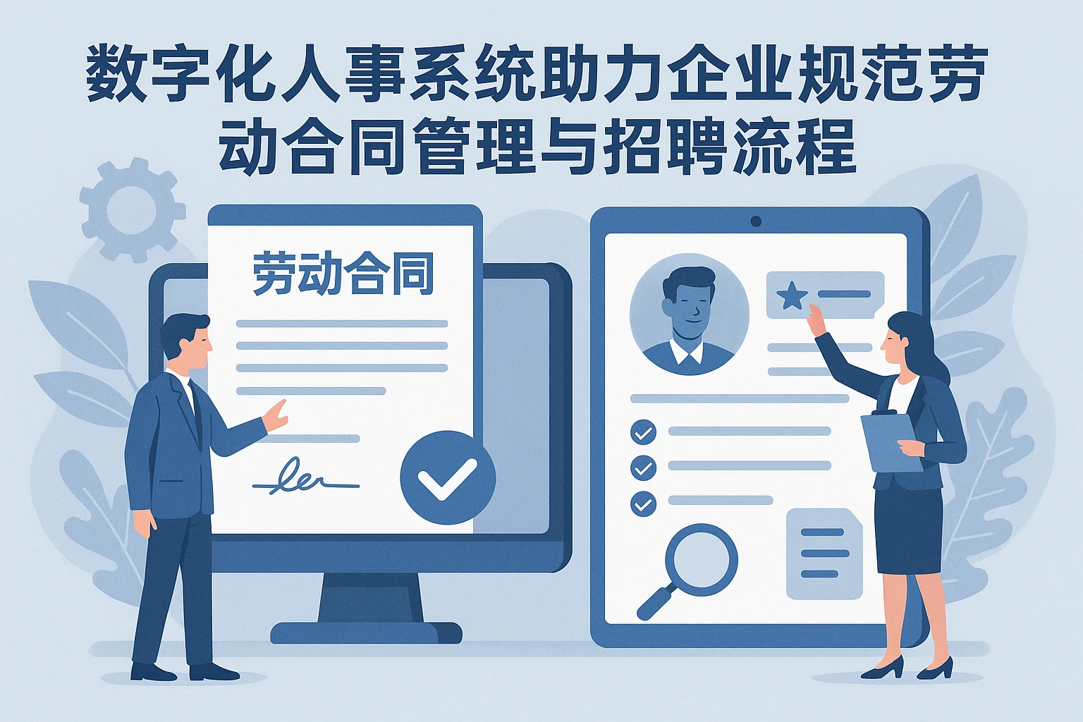 数字化人事系统助力企业规范劳动合同管理与招聘流程