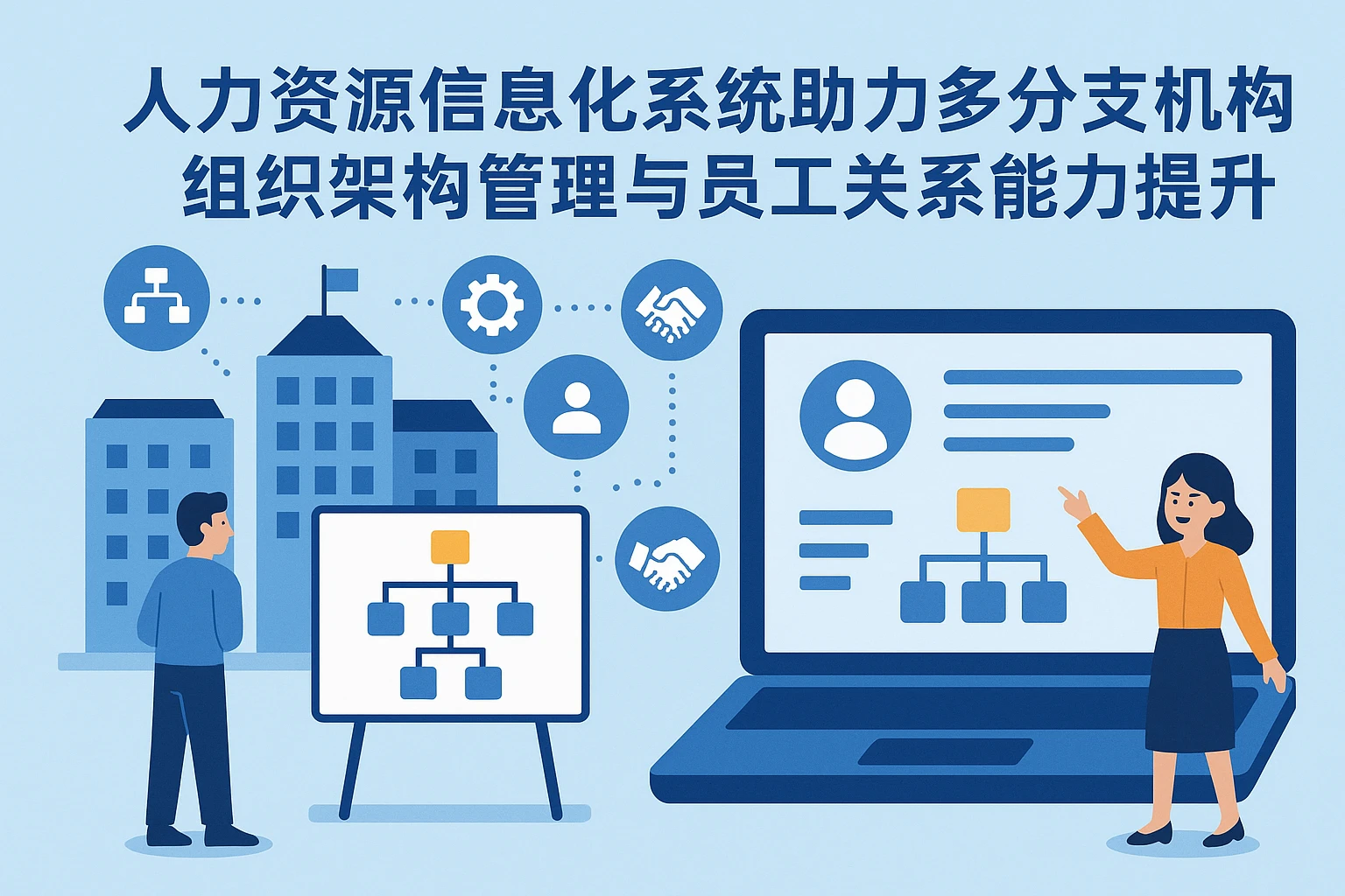 人力资源信息化系统助力多分支机构组织架构管理与员工关系能力提升
