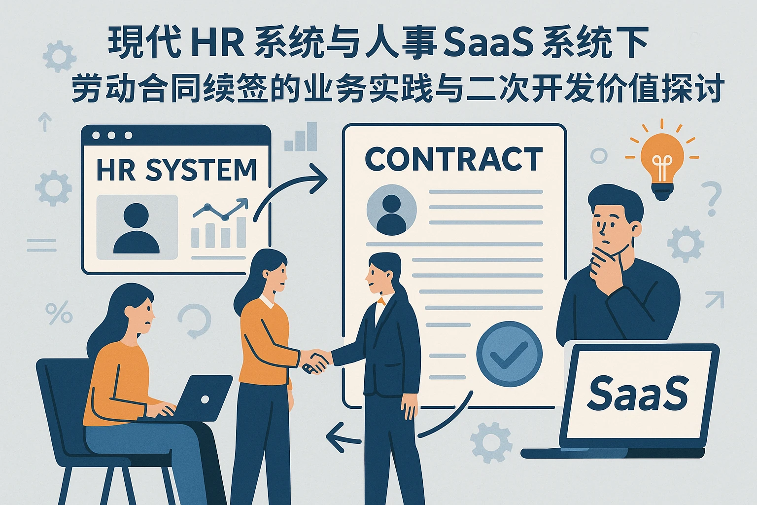 现代HR系统与人事SaaS系统下劳动合同续签的业务实践与二次开发价值探讨