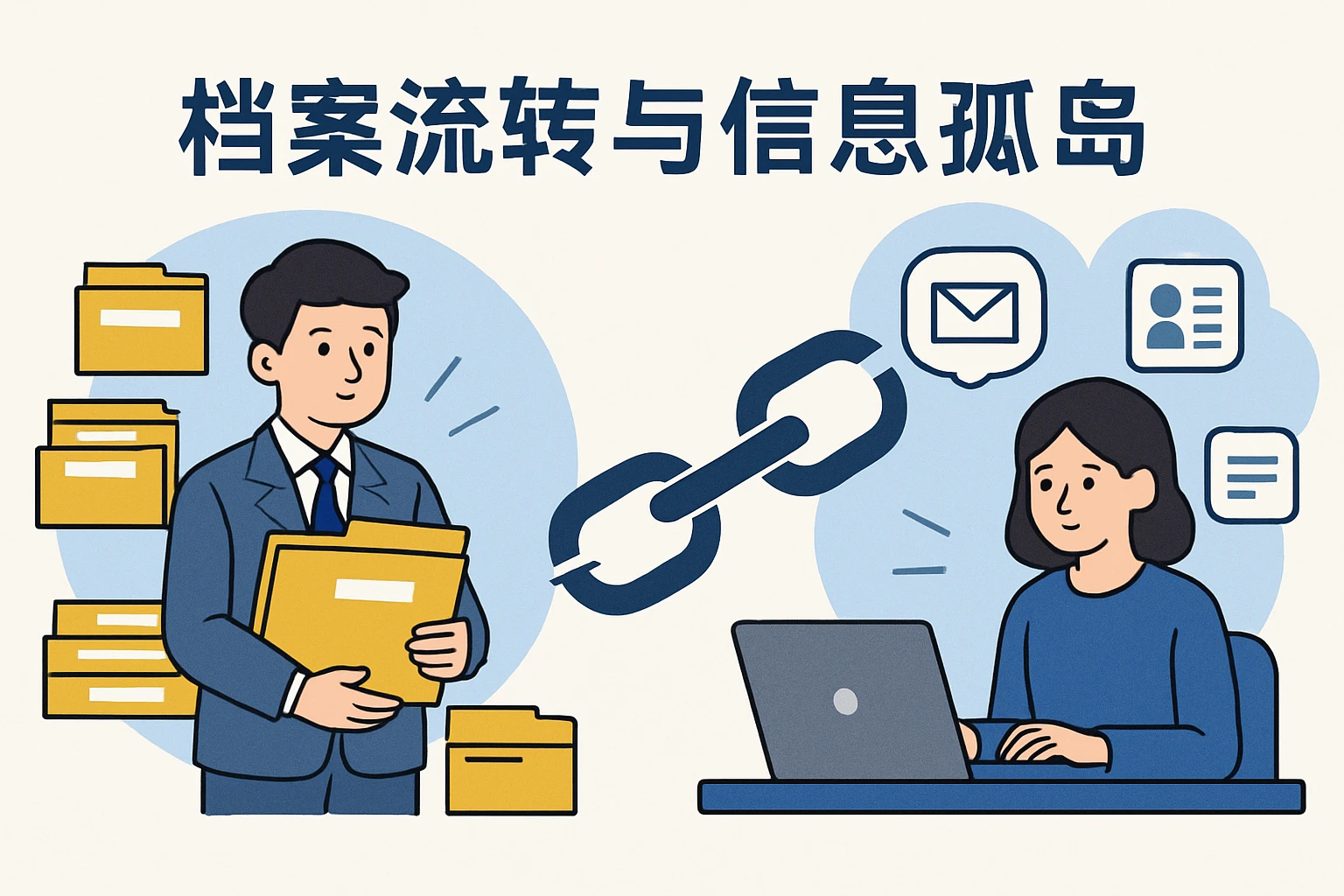 档案流转与信息孤岛