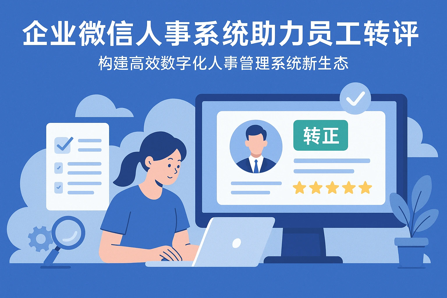 企业微信人事系统助力员工转正考评 —— 构建高效数字化人事管理系统新生态