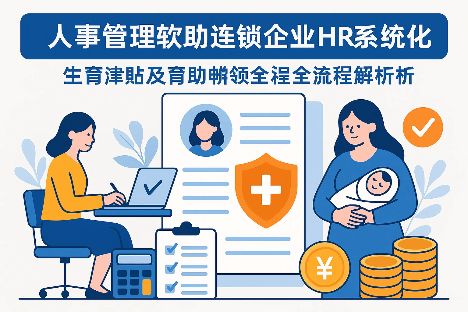 人事管理软件助力连锁企业HR系统优化——生育津贴及生育补助申领全流程解析