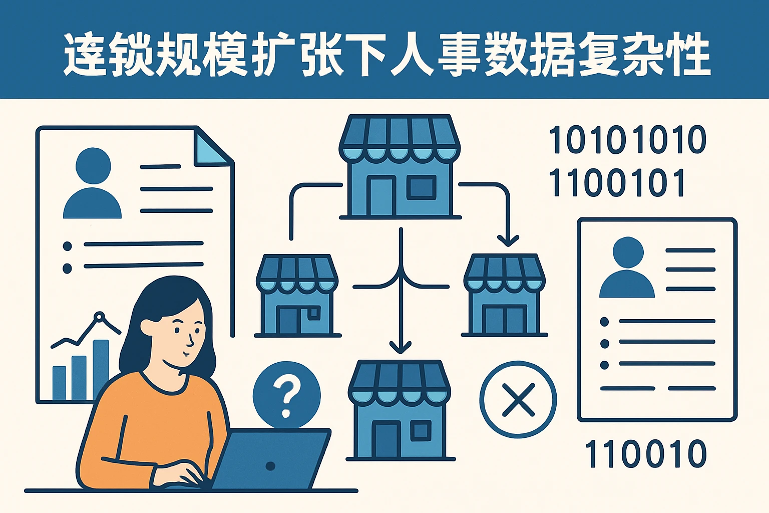 连锁规模扩张下的人事数据复杂性