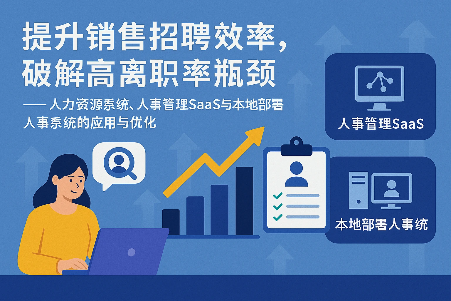 提升销售招聘效率，破解高离职率瓶颈——人力资源系统、人事管理SaaS与本地部署人事系统的应用与优化