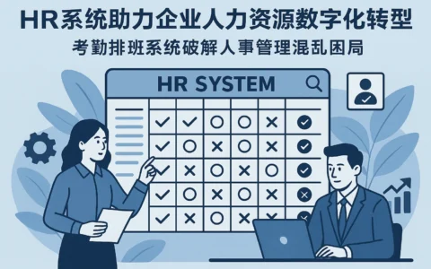 HR系统助力企业人力资源数字化转型：考勤排班系统破解人事管理混乱困局
