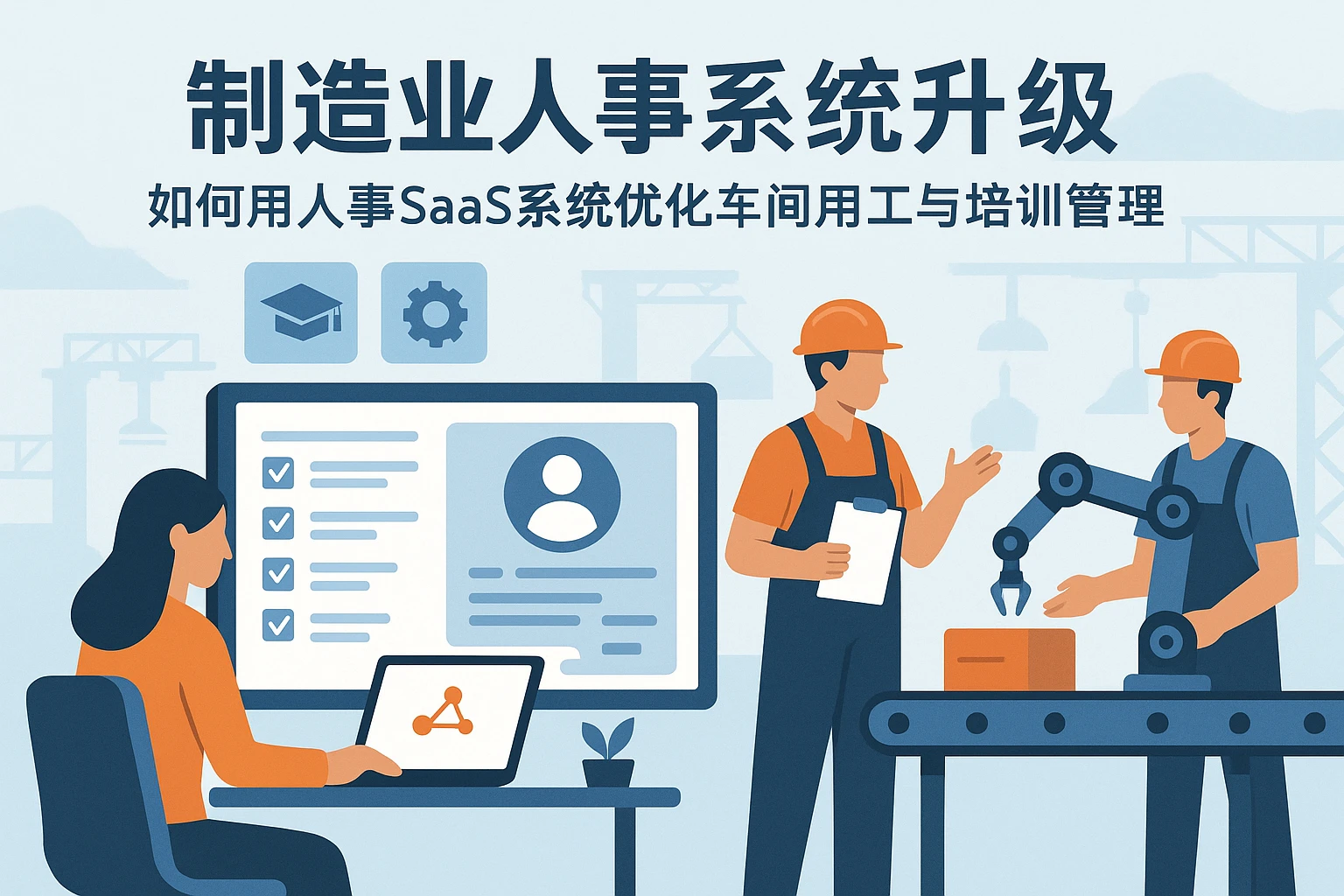 制造业人事系统升级：如何用人事SaaS系统优化车间用工与培训管理
