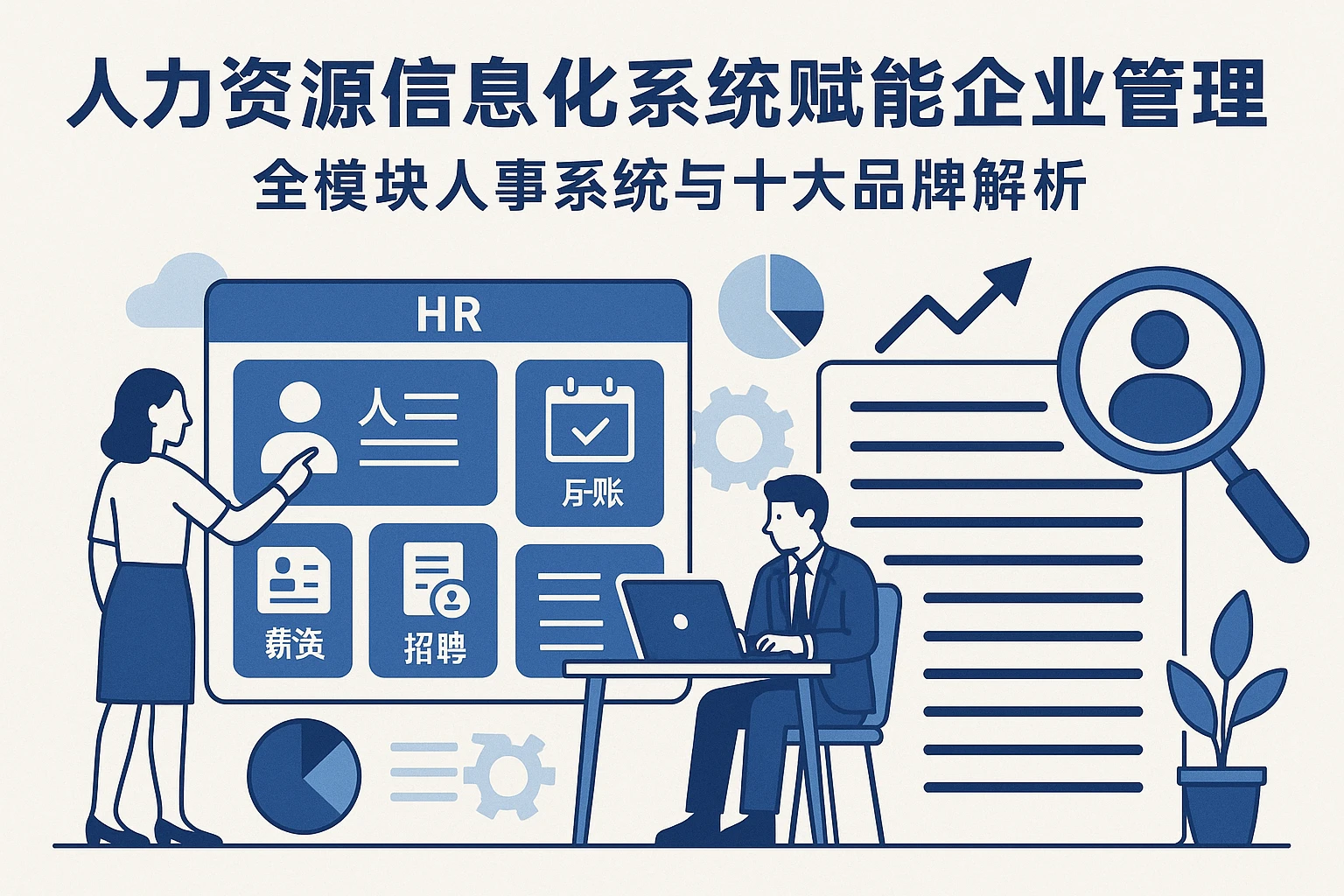 人力资源信息化系统赋能企业管理升级——全模块人事系统与十大品牌解析