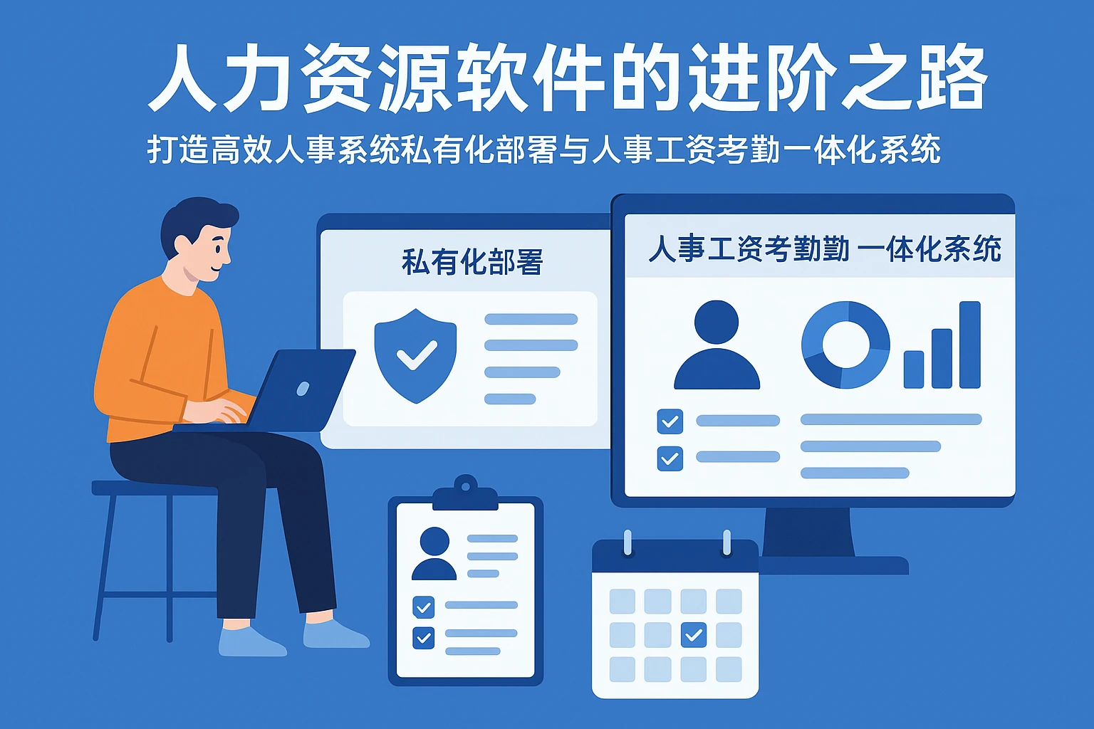 人力资源软件的进阶之路:打造高效人事系统私有化部署与人事工资考勤一体化系统