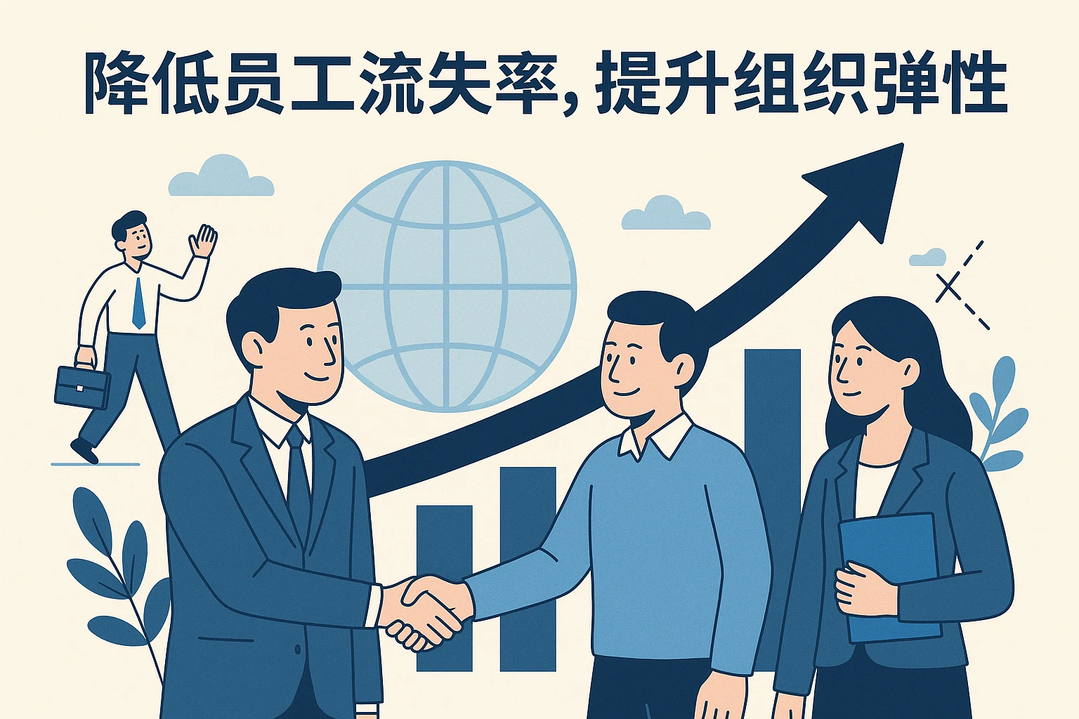 降低员工流失率，提升组织弹性
