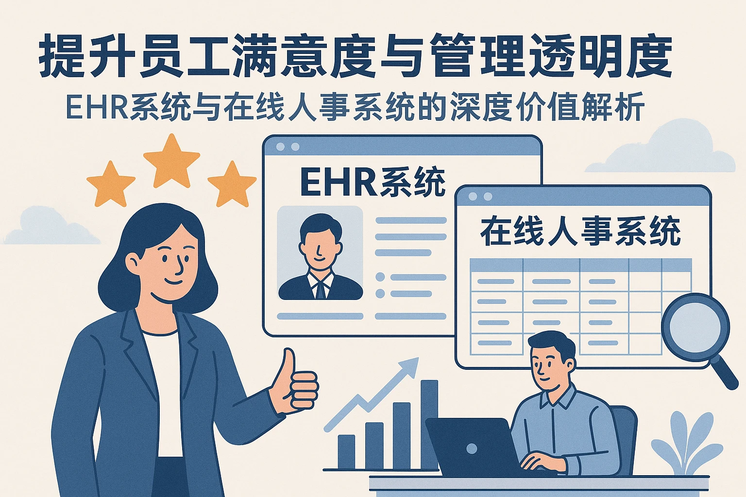 提升员工满意度与管理透明度——EHR系统与在线人事系统的深度价值解析