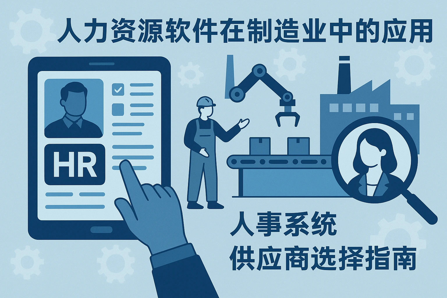 人力资源软件在制造业中的应用与人事系统供应商选择指南