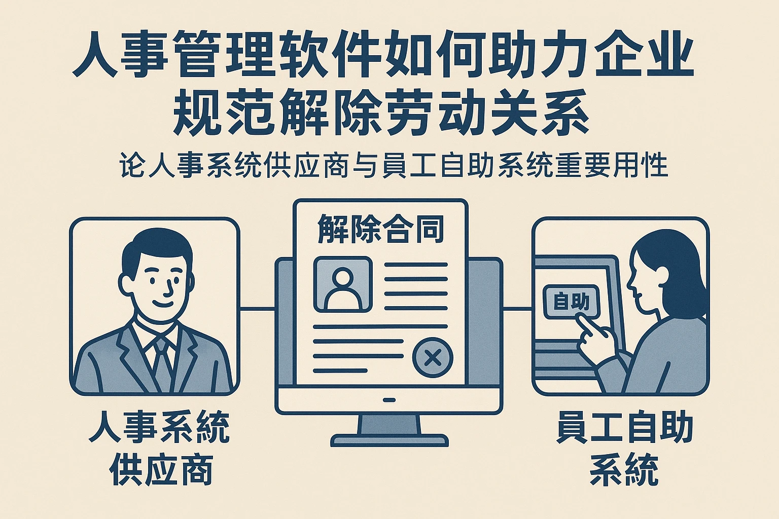 人事管理软件如何助力企业规范解除劳动关系——论人事系统供应商与员工自助系统的重要性