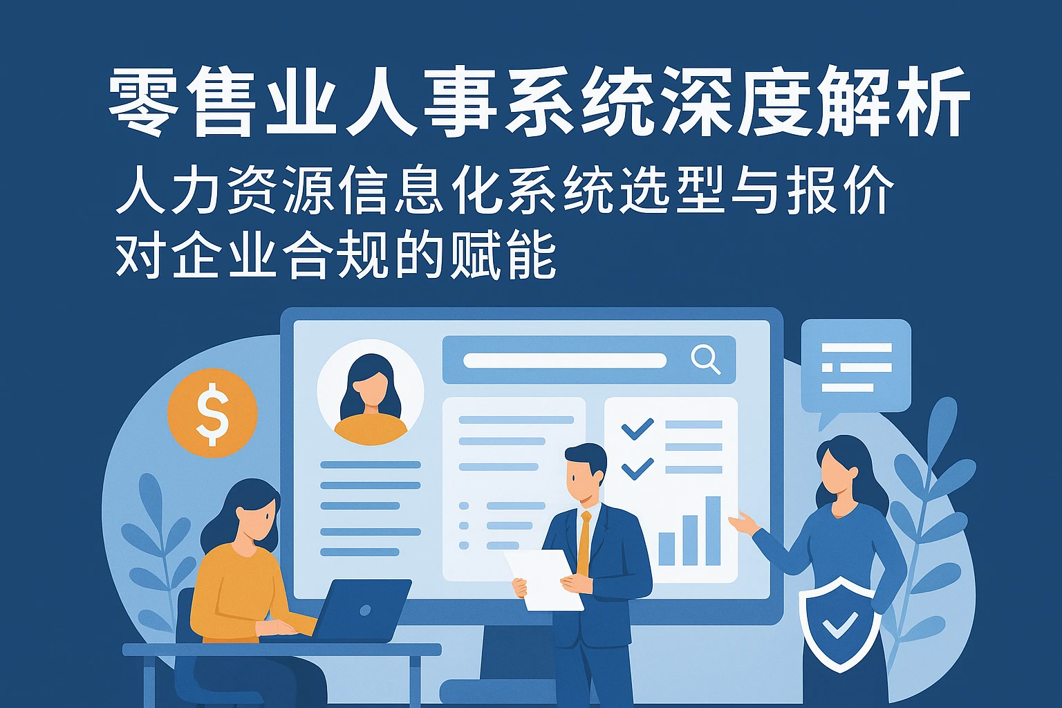 零售业人事系统深度解析:人力资源信息化系统选型与报价对企业合规的赋能