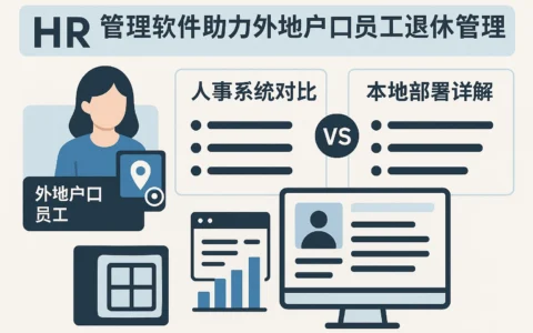 HR管理软件助力外地户口员工北京退休管理——人事系统对比与本地部署详解
