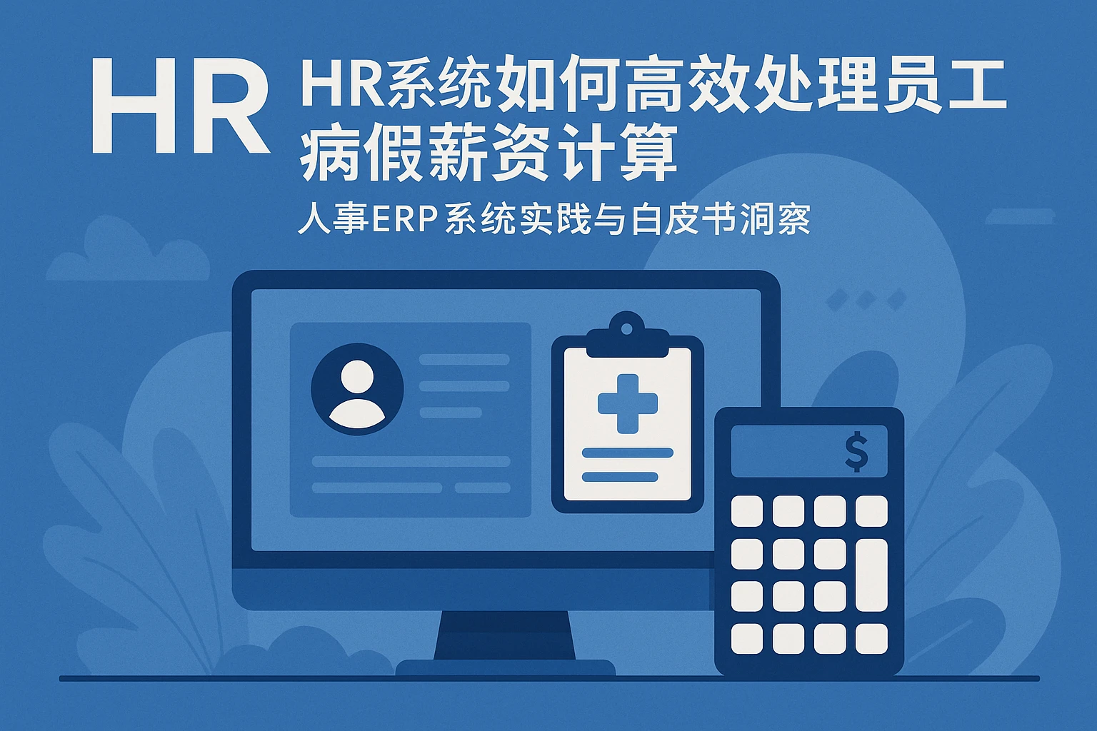 HR系统如何高效处理员工病假薪资计算——人事ERP系统实践与白皮书洞察
