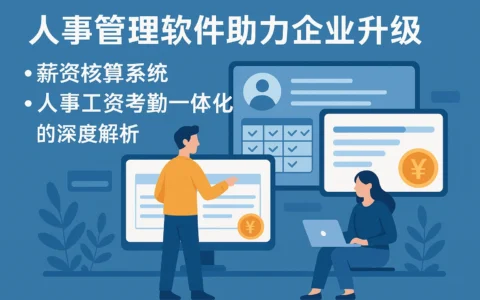 人事管理软件助力企业升级——薪资核算系统与人事工资考勤一体化系统的深度解析