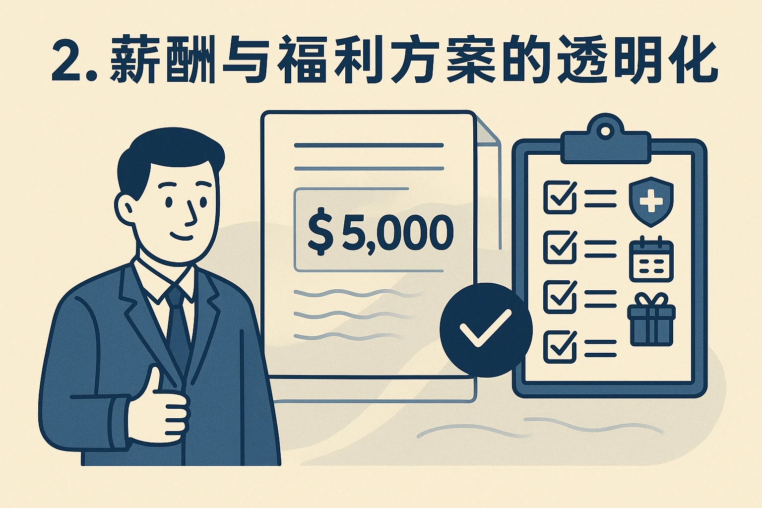 2. 薪酬与福利方案的透明化