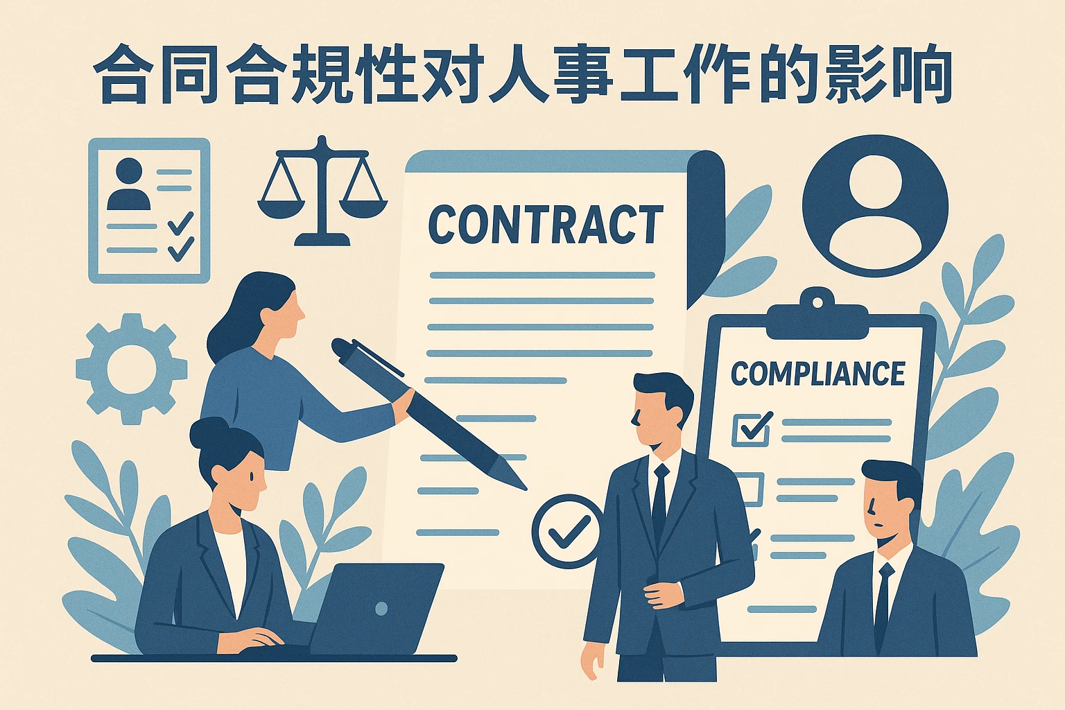 合同合规性对人事工作的影响