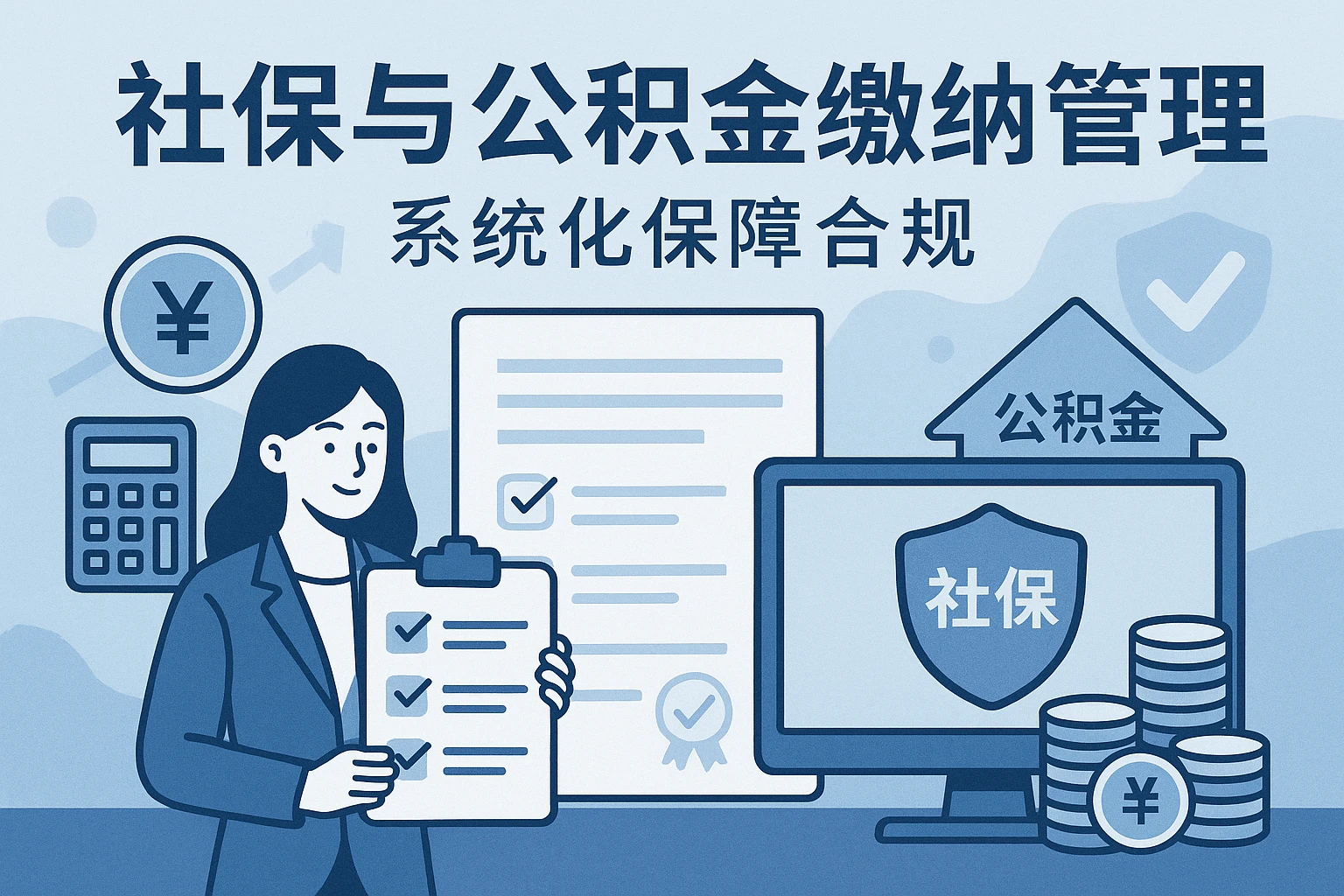 社保与公积金缴纳管理:系统化保障合规